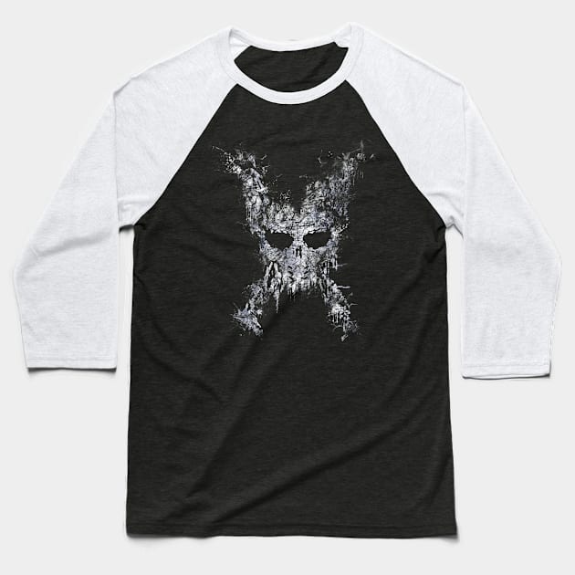 Cross Off Crossbones Baseball T-Shirt by nextodie